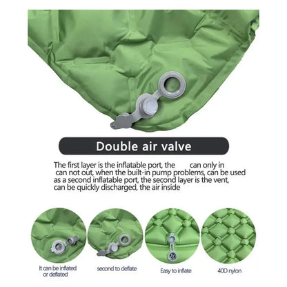 Ultralight Inflatable Camping Mattress with Built in Foot Pump