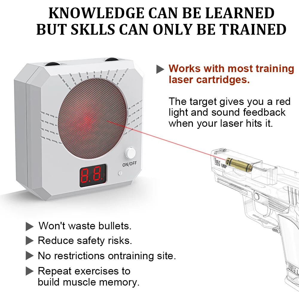 Infrared Electronic Laser Target with Scoring Sound Effects